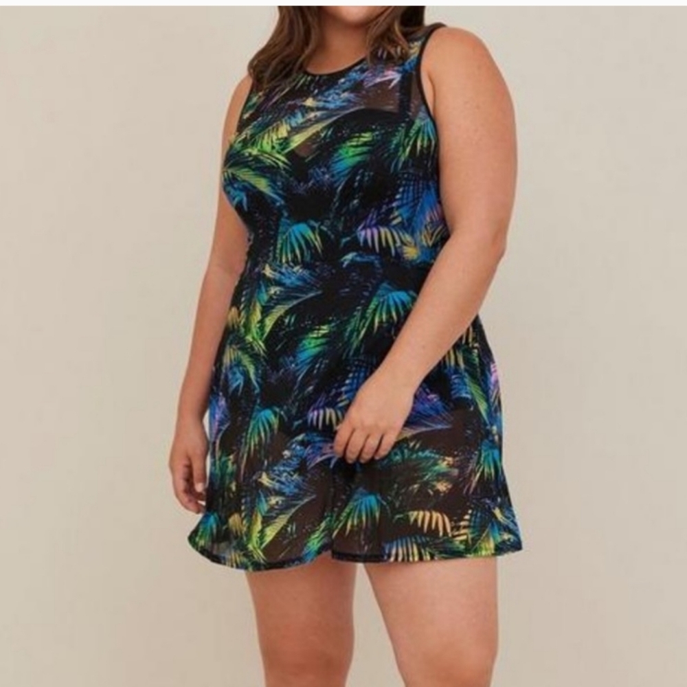Torrid long swimsuit dress